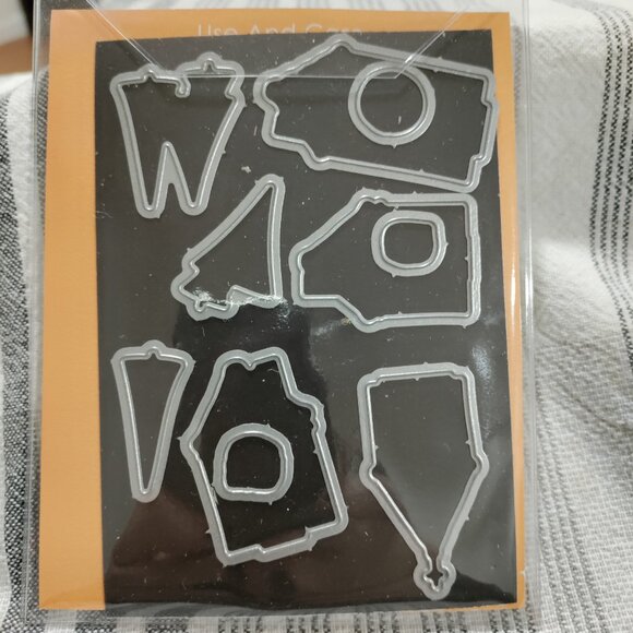 W Plus 9 Holiday Stamp and Die Bundle 2 sets of stamps and 3 die cut sets! - Picture 3 of 6